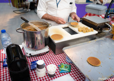 fresh, warm stroopwafels