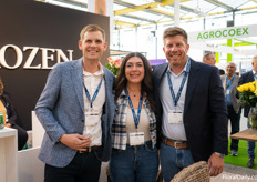 Lars van Weerdenburg from LA’s Holland Flower Market with E’ana Bordon and Tyler Francis of Francis roses, they are the primary wholesale source of roses sold in the USA and Canada.