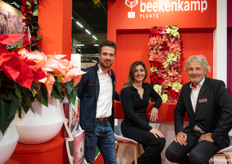 The Beekenkamp team, which shared a stand with Deliflor