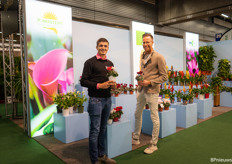 Luuk Donker of SurePlants SalesSupport with John Mostert of P. Mostert plantkwekerij