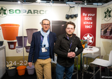 Adrien Cohu and Romain Delacroix of Soparco are back at the Trade Fair for the first time in years.