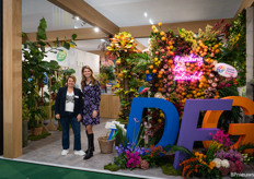 Sabine Joore and Gabriëlle van Leeuwen of the Dutch Flower Group