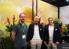 Luc van den Berg, Tim Alderden and Edgar Dibbelink of Corn. Bak