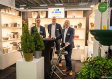 Jorg Swagemakers, Walter Alderden and Everhard de Bruin of De Bruin Plantpot. The Rotondo is new.