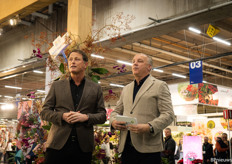 Jan van Dam and Marcel Zandvliet of the Dutch Flower Group