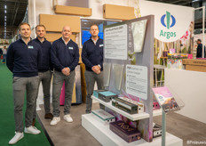 Lars Zwinkels, Lars van Rij, Miquel van den Ende, and Sander de Hoog of Argos with the OBP sleeves.