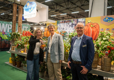 The Pick & Joy team with the plants that allow consumers to grow their own fruit and vegetables