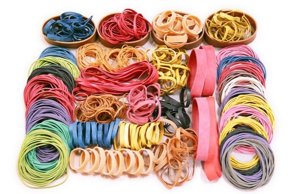 HRBS Hair TiesRubber Bands for GirlsWomenLadies  Multicolor Random  Designs Rubber Bands for Ponytail